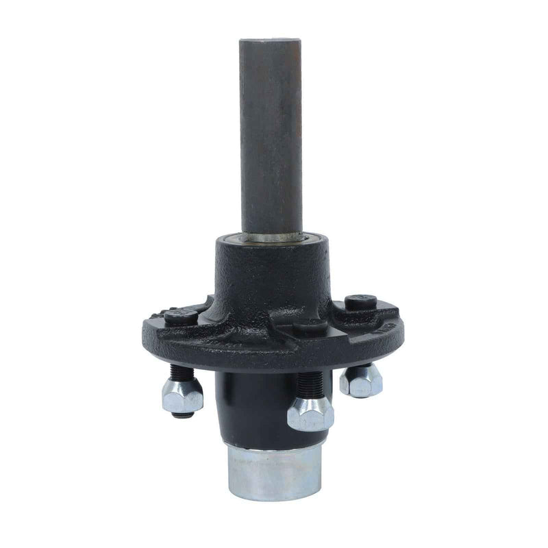 DURAFORCE 4 Set Boat Trailer Axle Kits with 4 on 4" Bolt Idler 1" Hub & Round BT8 Spindle