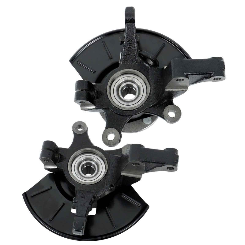 DURAFORCE Front Left + Right Wheel Hub Bearing Knuckle Assembly Pair For Ford Escape 01-04