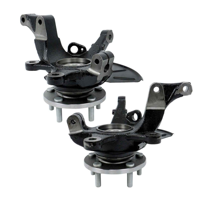 DURAFORCE Front Left + Right Wheel Hub Bearing Knuckle Assembly Pair For Ford Escape 01-04