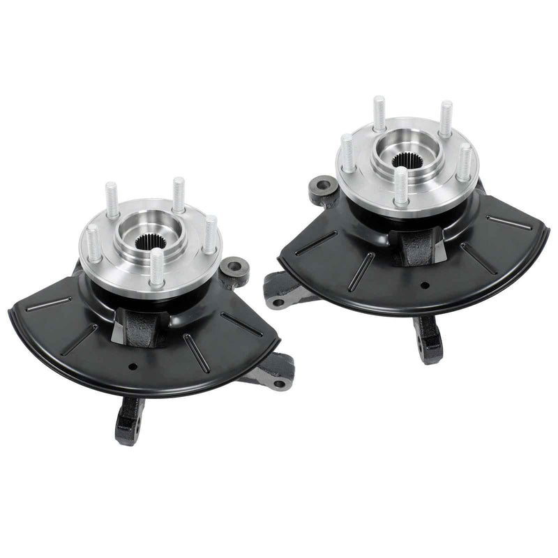 DURAFORCE Front Left + Right Wheel Hub Bearing Knuckle Assembly Pair For Ford Escape 01-04