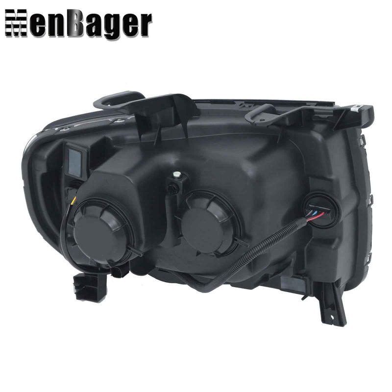 DURAFORCE Halogen LED DRL Projector Headlights Clear For 2015-2022 GMC Canyon Driver Side