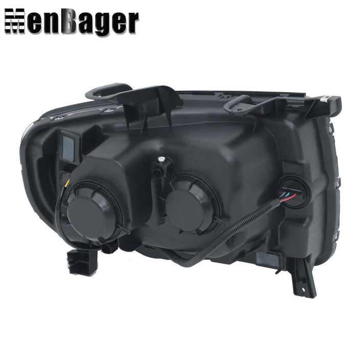 DURAFORCE Halogen LED DRL Projector Headlights Clear For 2015-2022 GMC Canyon Driver Side