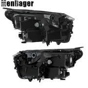 DURAFORCE Pair For Toyota Rav4 2016 2017 2018 Projector Headlights Halogen Black Housing
