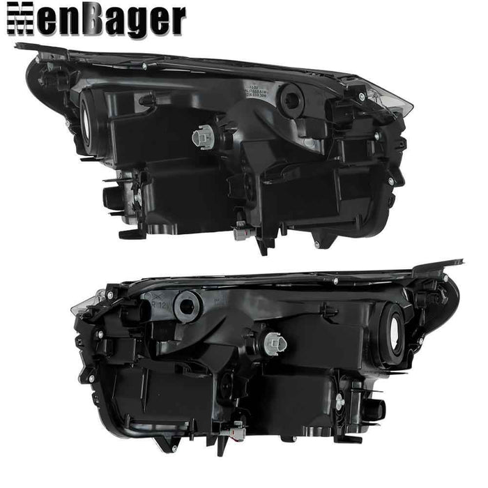 DURAFORCE Pair For Toyota Rav4 2016 2017 2018 Projector Headlights Halogen Black Housing