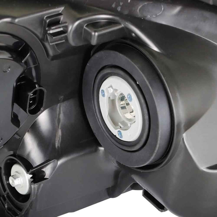 DURAFORCE Headlights Halogen For Toyota RAV4 2013 2014 2015 Left+Right Side Black Housing