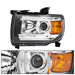 DURAFORCE Headlights Headlamps Halogen w/LED DRL For GMC Canyon 2015-2022 Right&Left Side