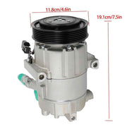 DURAFORCE CO 29193C A/C AC Compressor + Clutch 2014-18 For Hyundai Elantra Kia te Soul