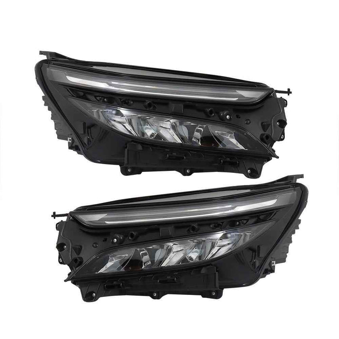 DURAFORCE Left&Right Side Headlights Black Housing LED For 2022-2023 Chevy Equinox LT / RS