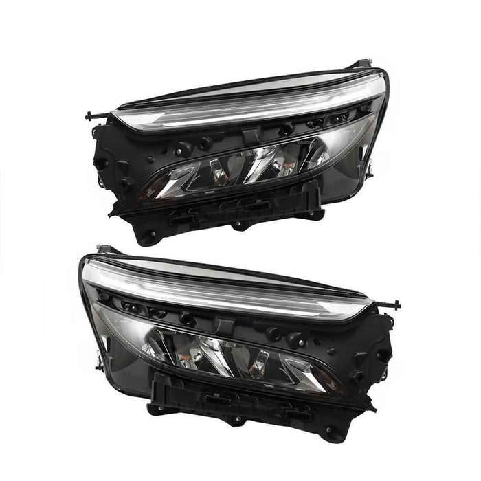 DURAFORCE Left&Right Side Headlights Black Housing LED For 2022-2023 Chevy Equinox LT / RS