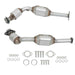 DURAFORCE Catalytic Converters LH+RH For 96-02 Ford Crown Victoria / Mercury Grand Marquis