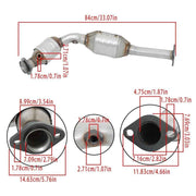 DURAFORCE Catalytic Converters LH+RH For 96-02 Ford Crown Victoria / Mercury Grand Marquis
