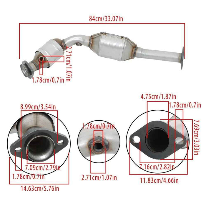 DURAFORCE Catalytic Converters LH+RH For 96-02 Ford Crown Victoria / Mercury Grand Marquis