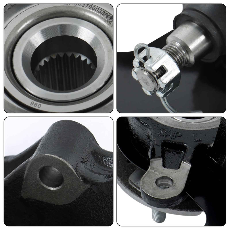 DURAFORCE Front Wheel Hub & Bearing Knuckle Assembly For Honda Civic Sedan/Coupe 2003-2005