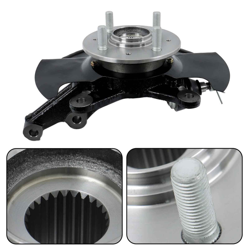 DURAFORCE Front Wheel Hub & Bearing Knuckle Assembly For Honda Civic Sedan/Coupe 2003-2005