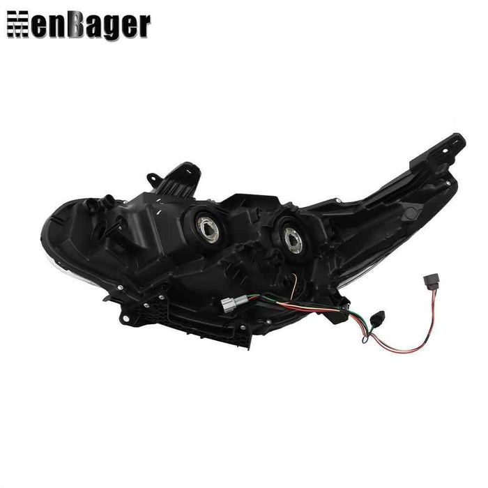 DURAFORCE Right Headlight For 2020 2021-2022-23 Nissan Sentra S/SV Halogen Chrome Houisng