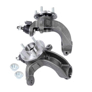 DURAFORCE Pair For 2010-2013 Ford Transit Connect Front Wheel Hub Bearing Knuckle Assembly