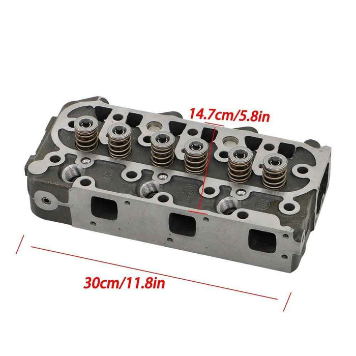 DURAFORCE Complete Cylinder Head 16027-03043 For Kubota Engine D1005 W/ Full Gasket Set