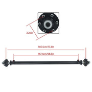 DURAFORCE 6000lbs Trailer Axle 6 lug Idler 73" HF 58" Spring Center Boat RV Utility Axle
