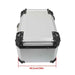 DURAFORCE Silver 65L Motorcycle Tour Tail Box With Security Lock Waterproof Top Case
