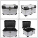 DURAFORCE Silver 65L Motorcycle Tour Tail Box With Security Lock Waterproof Top Case