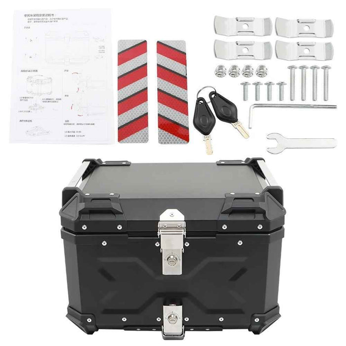 DURAFORCE NEW 55L Top Case Tail Box Luggage & Motorcycle 36L Side Case Hard Saddlebag