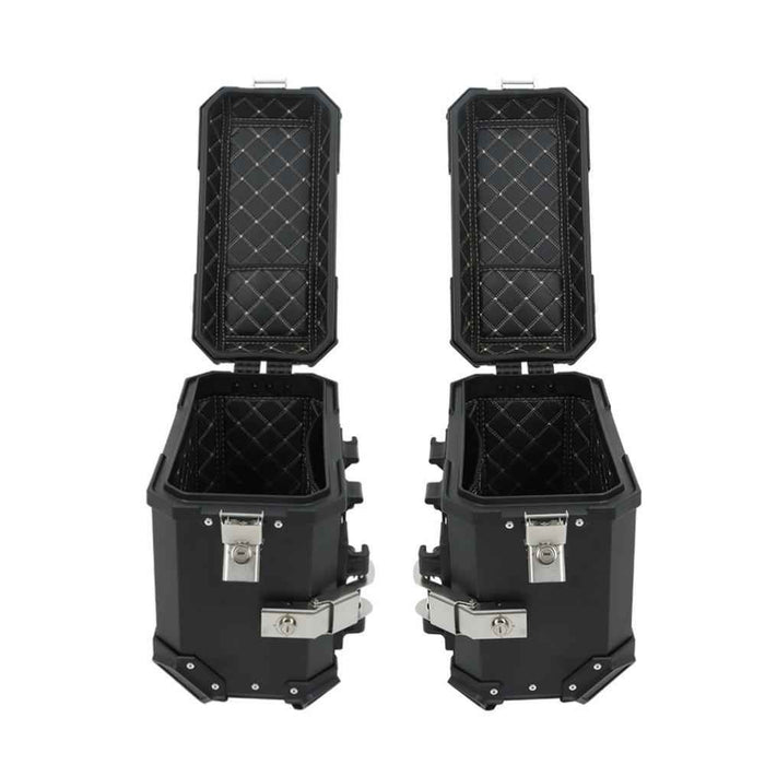 DURAFORCE NEW 55L Top Case Tail Box Luggage & Motorcycle 36L Side Case Hard Saddlebag
