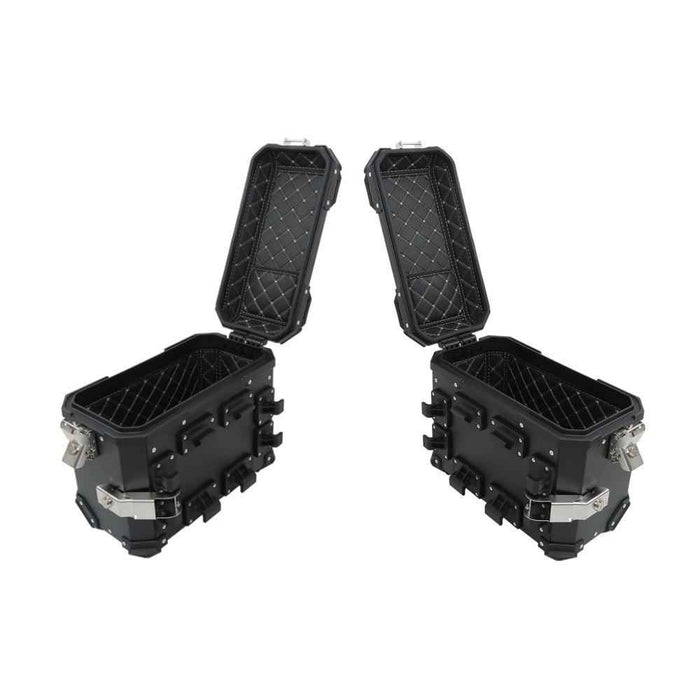 DURAFORCE NEW 55L Top Case Tail Box Luggage & Motorcycle 36L Side Case Hard Saddlebag