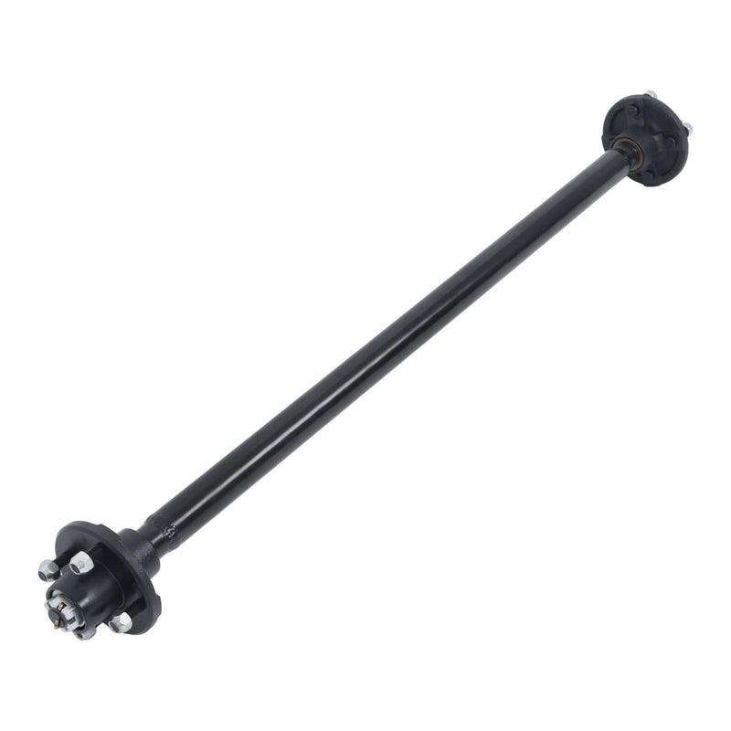 DURAFORCE 4 lug Idler 44" Hub Face 4 on 4" Trailer Boat Axle 2000 lbs Axle with U-Bolt Kit