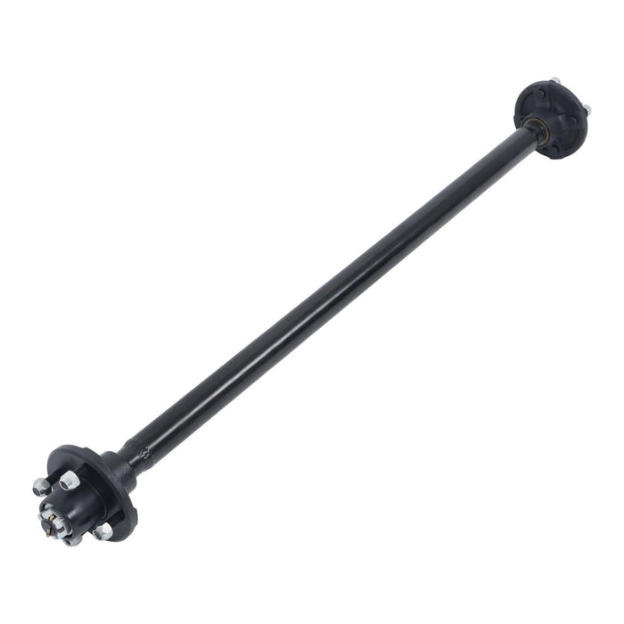 DURAFORCE 4 lug Idler 44" Hub Face 4 on 4" Trailer Boat Axle 2000 lbs Axle with U-Bolt Kit