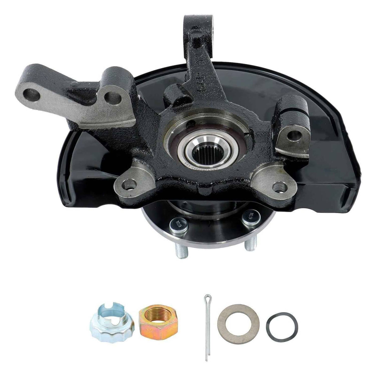 Steering Knuckle & Hub Bearing Front Passenger Side Fit For Mitsubishi ...
