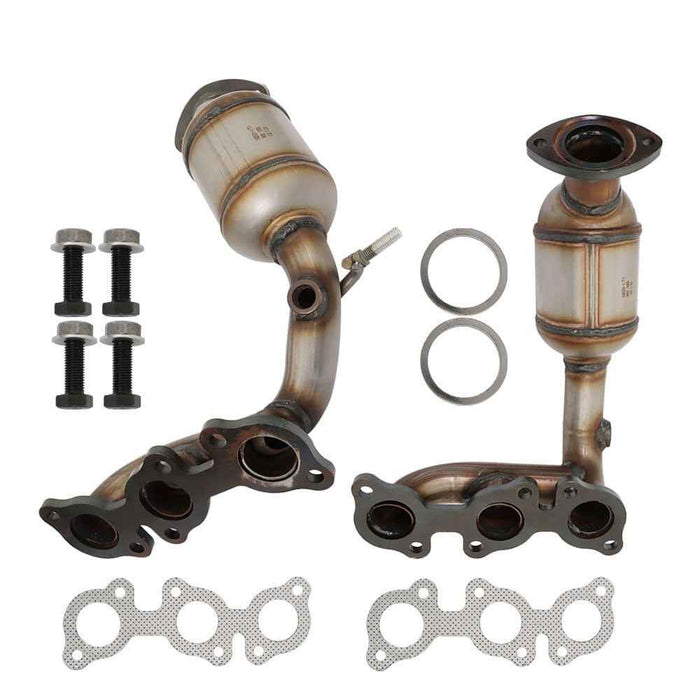 DURAFORCE For Toyota Sienna 3.3L 2004-2006 FWD Bank 1 & 2 Manifold Catalytic Converter Set