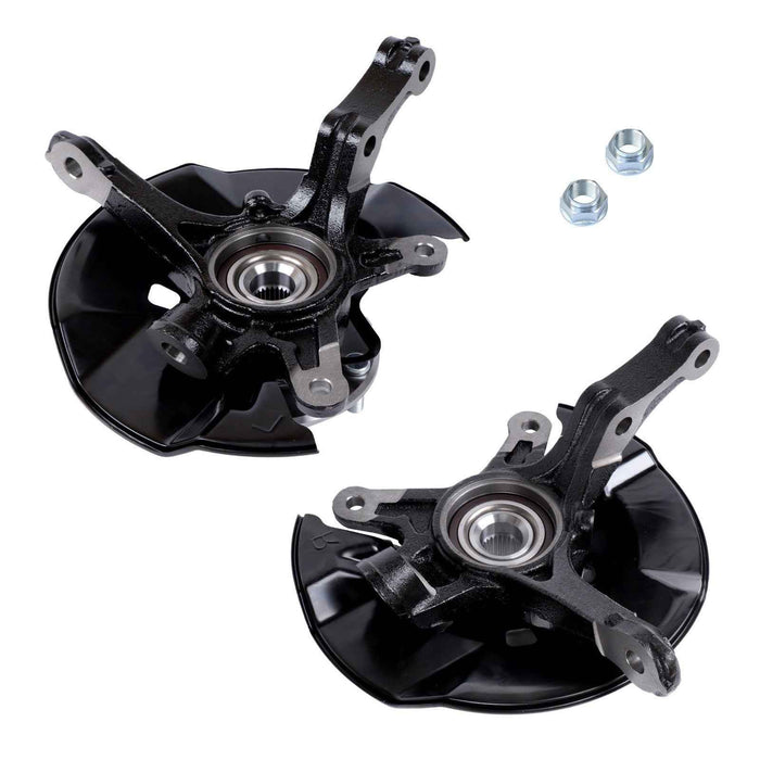 DURAFORCE For 13-15 Honda Civic Front L & R Steering Knuckle & Wheel Bearing Hub Assembly