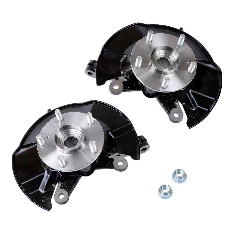 DURAFORCE For 13-15 Honda Civic Front L & R Steering Knuckle & Wheel Bearing Hub Assembly
