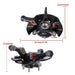 DURAFORCE For 13-15 Honda Civic Front L & R Steering Knuckle & Wheel Bearing Hub Assembly