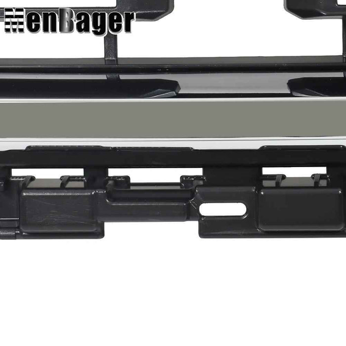 DURAFORCE Fit For Ford F150 XLT 21-22 Front Upper Bumper Grille Chrome Trim ML3Z-8200-CA