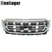 DURAFORCE Fit For Ford F150 XLT 21-22 Front Upper Bumper Grille Chrome Trim ML3Z-8200-CA