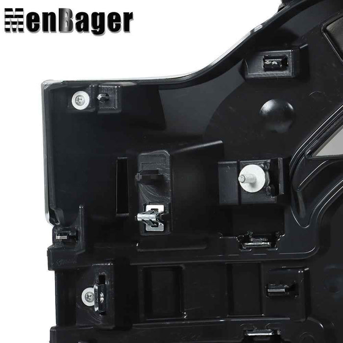 DURAFORCE Fit For Ford F150 XLT 21-22 Front Upper Bumper Grille Chrome Trim ML3Z-8200-CA