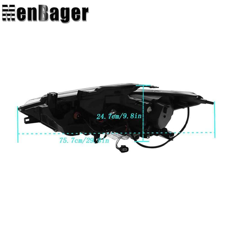 DURAFORCE LED Headlight For 2016 2017 2018 Nissan Maxima SR Platinum Right SPassenger ide