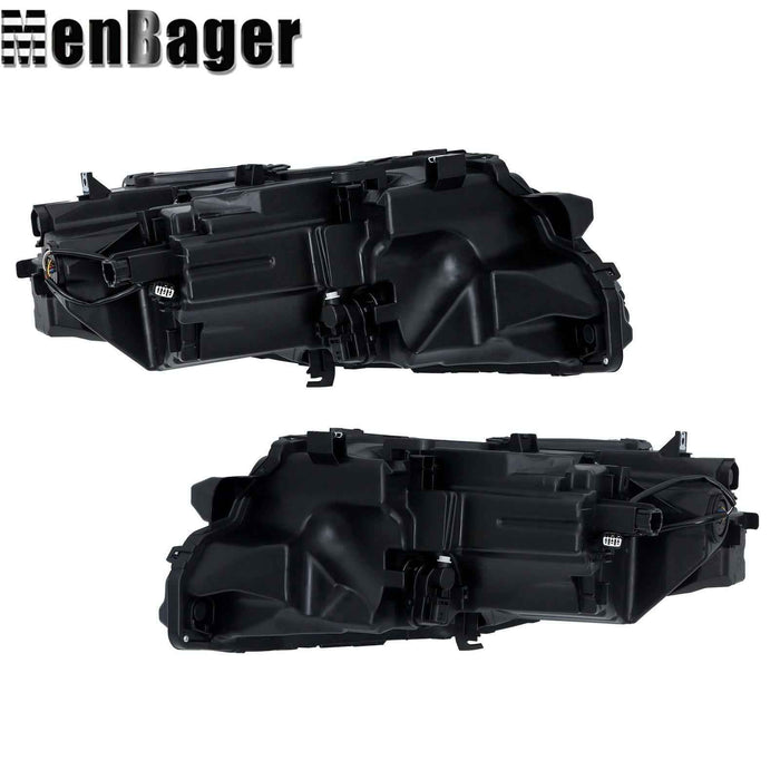 DURAFORCE Full LED Projector Pair Headlights For Nissan Rogue S SV SL 2021 2022 2023 Black