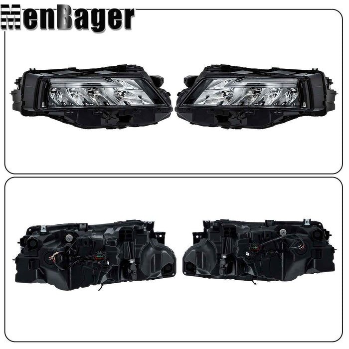 DURAFORCE Full LED Projector Pair Headlights For Nissan Rogue S SV SL 2021 2022 2023 Black