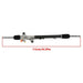 DURAFORCE For Honda CR-V 1997-2001 L4 Power Steering Rack and Pinion Assembly 53601S10A01