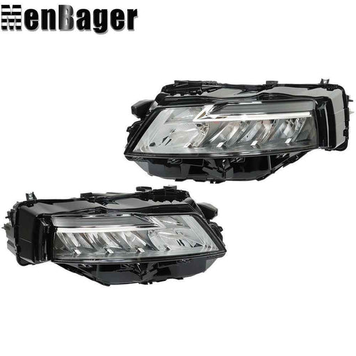 DURAFORCE Headlights For Nissan Rogue 2021 2022 2023 Driver&Passenger Chrome Housing LED
