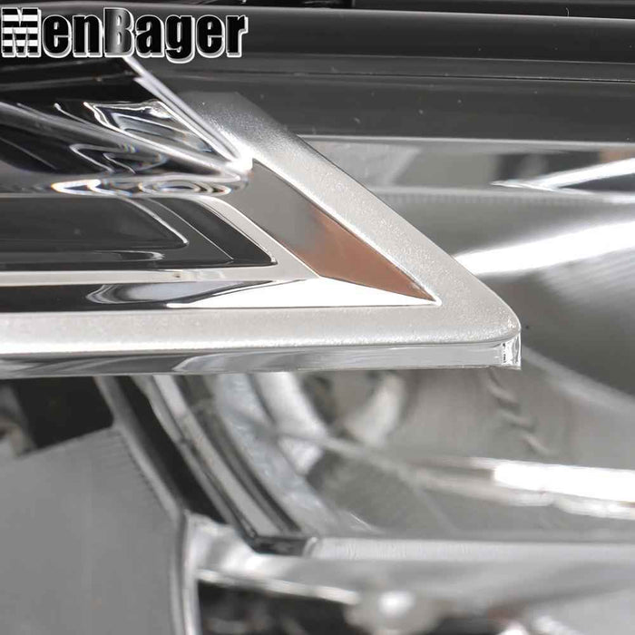 DURAFORCE Headlights For Nissan Rogue 2021 2022 2023 Driver&Passenger Chrome Housing LED
