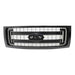 DURAFORCE Black ABS Plastic Grill For Ford F-150 Regular Cab 2009-2014 Front Upper Grille