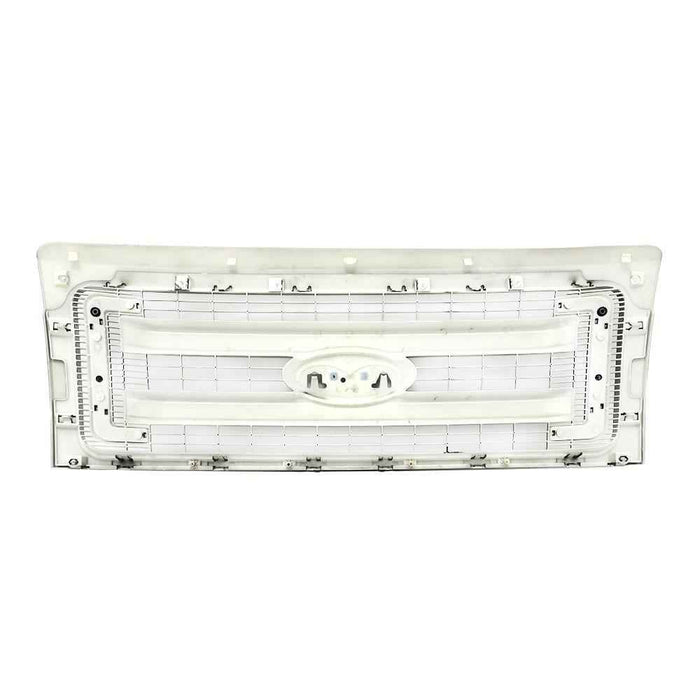 DURAFORCE Black ABS Plastic Grill For Ford F-150 Regular Cab 2009-2014 Front Upper Grille