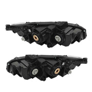 DURAFORCE For 2016-2020 Honda Civic Chrome Halogen LED DRL Headlights Assy Right&Left Side
