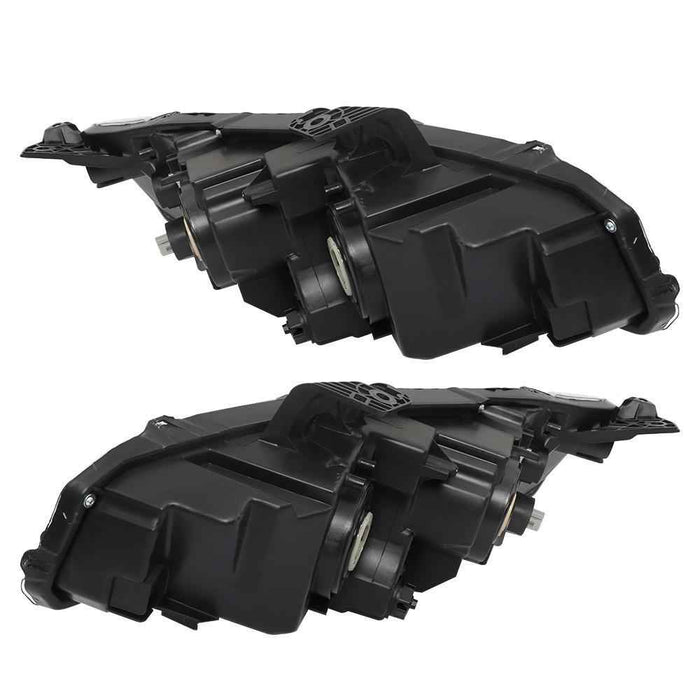 DURAFORCE For 2016-2020 Honda Civic Chrome Halogen LED DRL Headlights Assy Right&Left Side