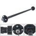 DURAFORCE 4 lug 54" Hub Face 2000 lbs 2k Trailer Boat Axle 4 on 4" Idler with U-Bolt Kit