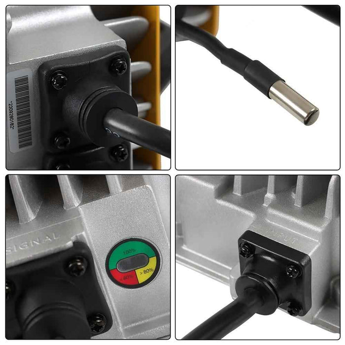 DURAFORCE Battery Charger Fit For EZgo RXV/ TXT Triangular style Plug IP67 18A 48V New