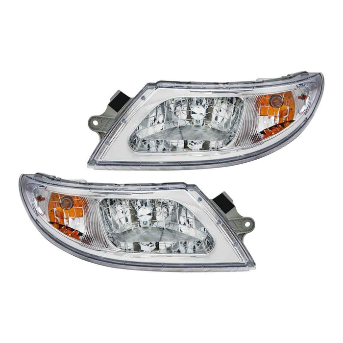 DURAFORCE Direct Replacement Halogen Headlight Assemblies For International Truck 41/4200